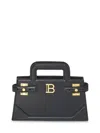 Balmain Small B-buzz Top Handle Bag In Calfskin