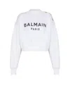Balmain Paris Sweatshirt In White