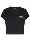Balmain Woman Black T-shirts