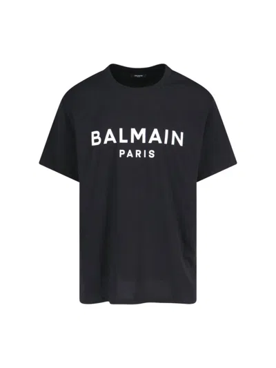 Balmain Paris T-shirt In Black