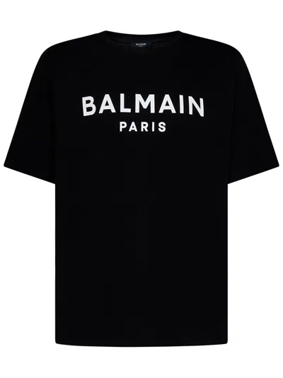 Balmain Paris T-shirt In Black