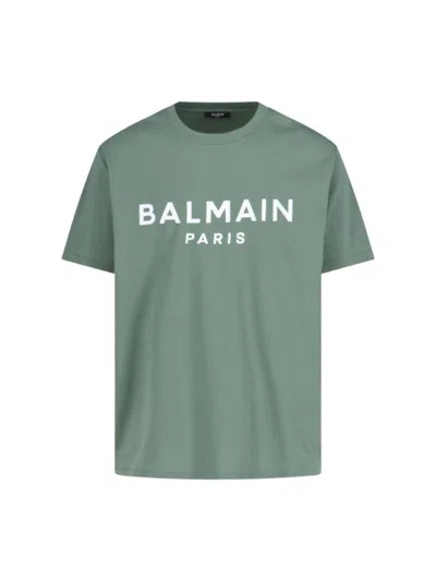 BALMAIN BALMAIN PARIS' T-SHIRT – GREEN