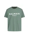 Balmain 'paris' T-shirt In Green