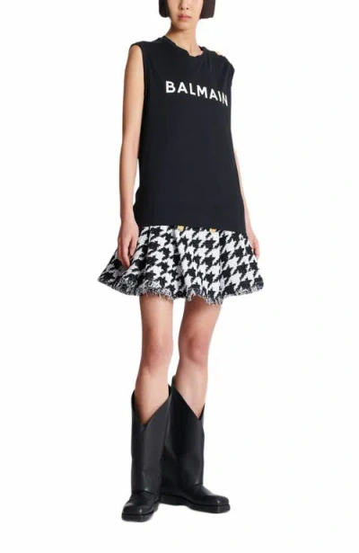Balmain Paris Tank Top In Black