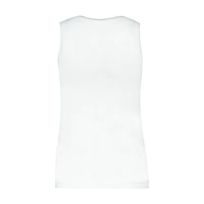 Balmain Paris Tank Top In White