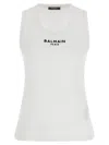 Balmain Paris Tank Top In White