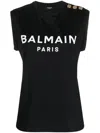 BALMAIN PARIS BALMAIN PARIS TANK WITH PRINTED LOGO