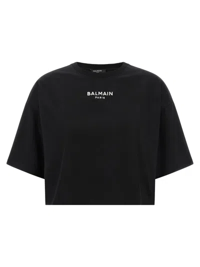 Balmain Paris T-shirt In Black
