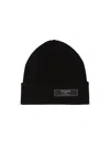 Balmain Berretto Con Patch Logo In Black