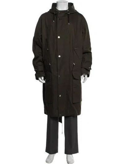 Pre-owned Balmain Parka In Green