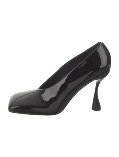 Pre-owned Balmain Patent Leather Pumps In Black