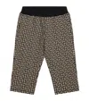 Balmain Pattern Print Sweatpants In Black