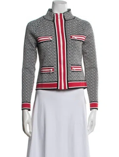 Pre-owned Balmain Patterned Jacket In Multi