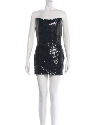 Pre-owned Balmain Patterned Mini Dress