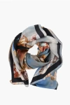 Balmain Patterned Silk Foulard In Multi