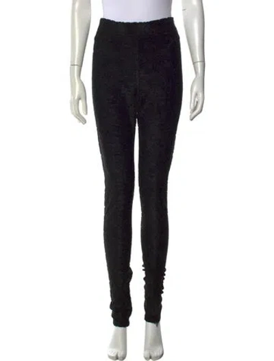 Pre-owned Balmain Patterned Skinny Leg Pants W/ Tags In Black