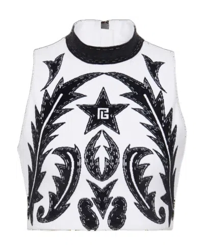 BALMAIN PB BAROQUE TANK TOP