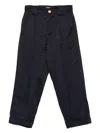 Balmain Pb-jacquard Trousers In Blue
