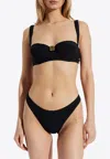 Balmain Pb Labyrinth Bikini In Black