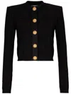 Balmain Pb Labyrinth Cardigan In Black