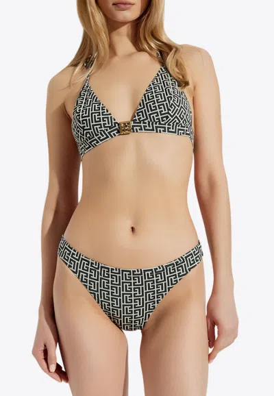 BALMAIN PB LABYRINTH HALTERNECK BIKINI