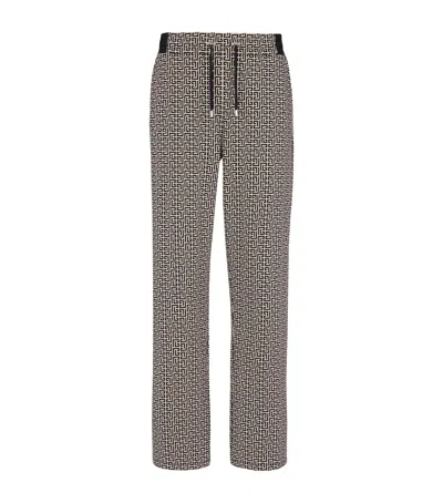 BALMAIN JACQUARD PB LABYRINTH SWEATPANTS
