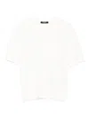 Balmain Pb Labyrinth Knit Top In White