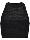 Balmain Pb Labyrinth Knit Top