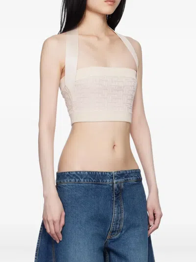 Balmain Pb Labyrinth-pattern Top In Neutral