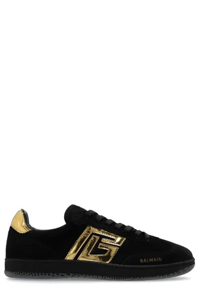 Balmain Pb Logo Low In Black