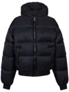 Balmain Pb Labyrinth Jacquard Nylon Puffer Jacket In Schwarz