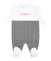 Balmain Pb Monogram-print Pyjama Set In White