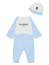 Balmain Pb Monogram Pyjama Set In White