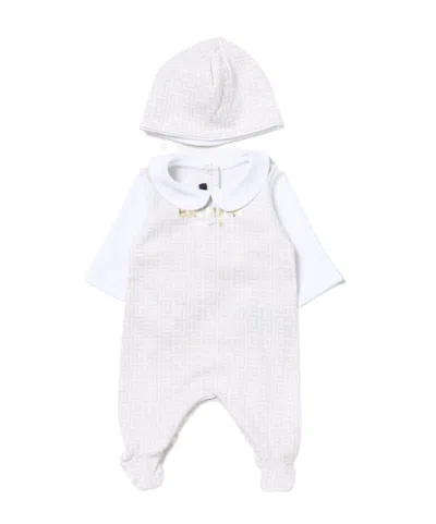 Balmain Pb-monogram Pyjama Set In White