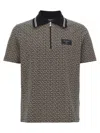 Balmain Labyrinth Polo Shirt With Jacquard Effect