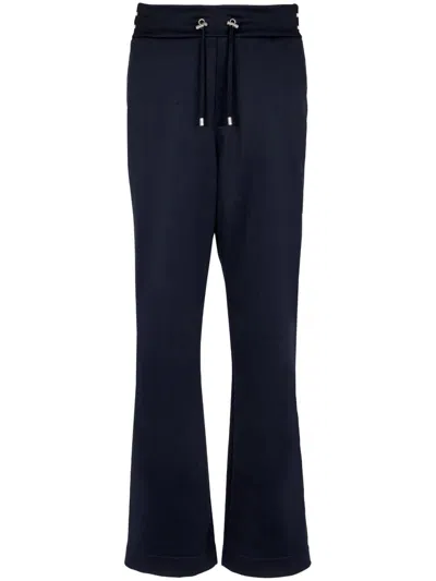 BALMAIN PB SIGNATURE-BADGE TRACK PANTS