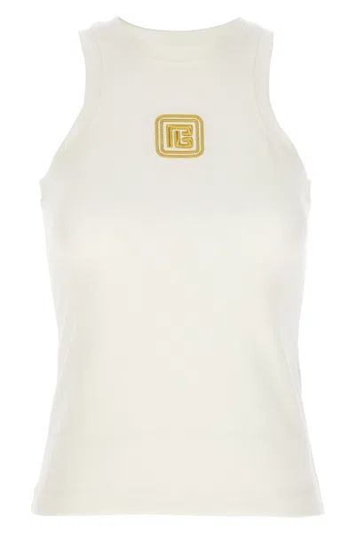 Balmain 'pb' Tank Top