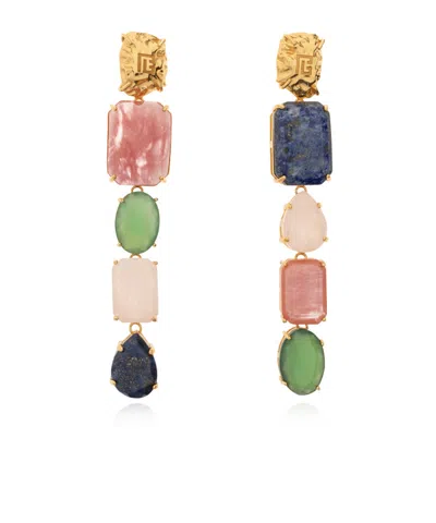 Balmain Pendant Earrings In Neutral