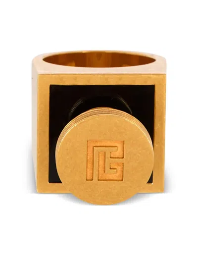 Balmain Perfume Ring In Gold