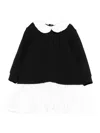 Balmain Peter-pan Collar Dress In Black