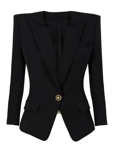 BALMAIN BLAZER - NEGRO