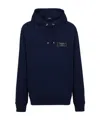 Balmain Hoodie Label Adjustable Hood In Black
