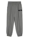 Balmain Mid-rise Tapered Trousers In Grey