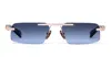 Balmain Geometric-frame Sunglasses In Blue