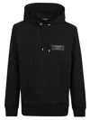 Balmain Man Sweatshirt Black Size M Cotton In Noir