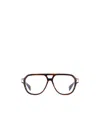 Balmain Pilot-frame Glasses In Brown
