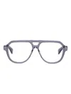 Balmain Pilot-frame Glasses In Gray