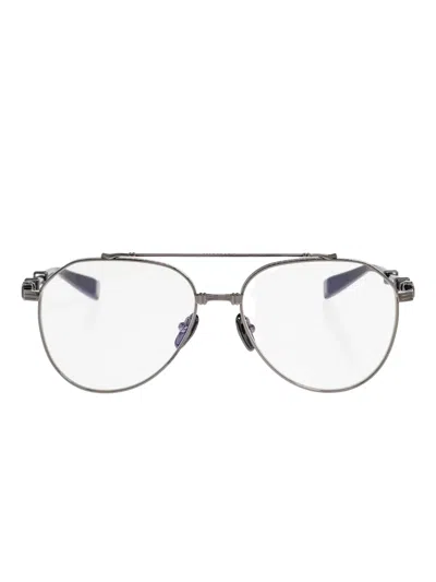 Balmain Pilot-frame Sunglasses In Gray
