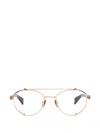 Balmain Pilot-frame Glasses In Gold