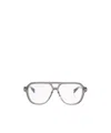 Balmain Pilot-frame Glasses In Gray